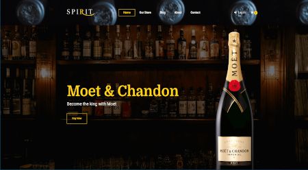 Ecommerce web design for wine and other spirits