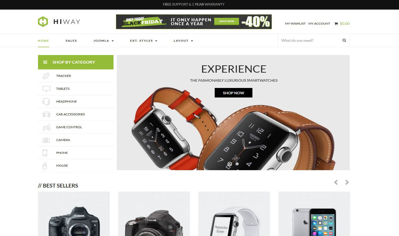 LMS Shine Gadget Store E-Commerce Web Design